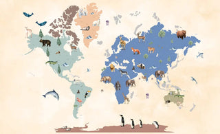 Best Kids World Map Wallpaper Designs: A Colorful Journey For Young Explorers