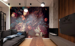 floor to ceiling wallpaper