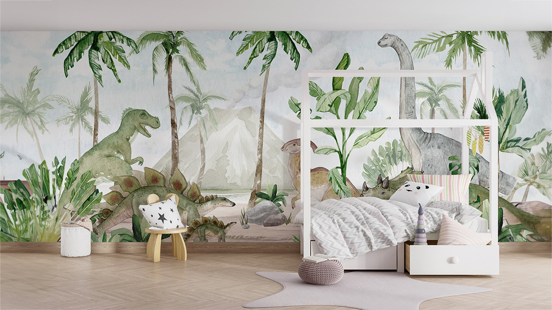 Majestic Dinosaur Wallpaper for Children room