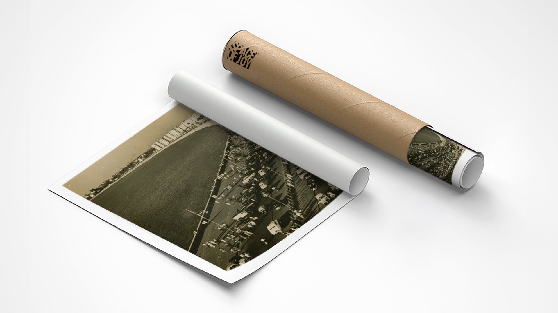 Coastal Promenade: Premium Canvas Wall Art