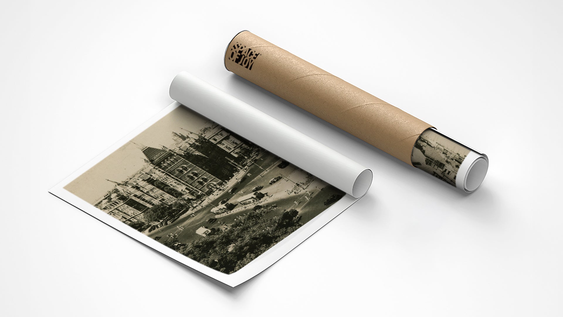 Flora Fountain: Premium Canvas Wall Art