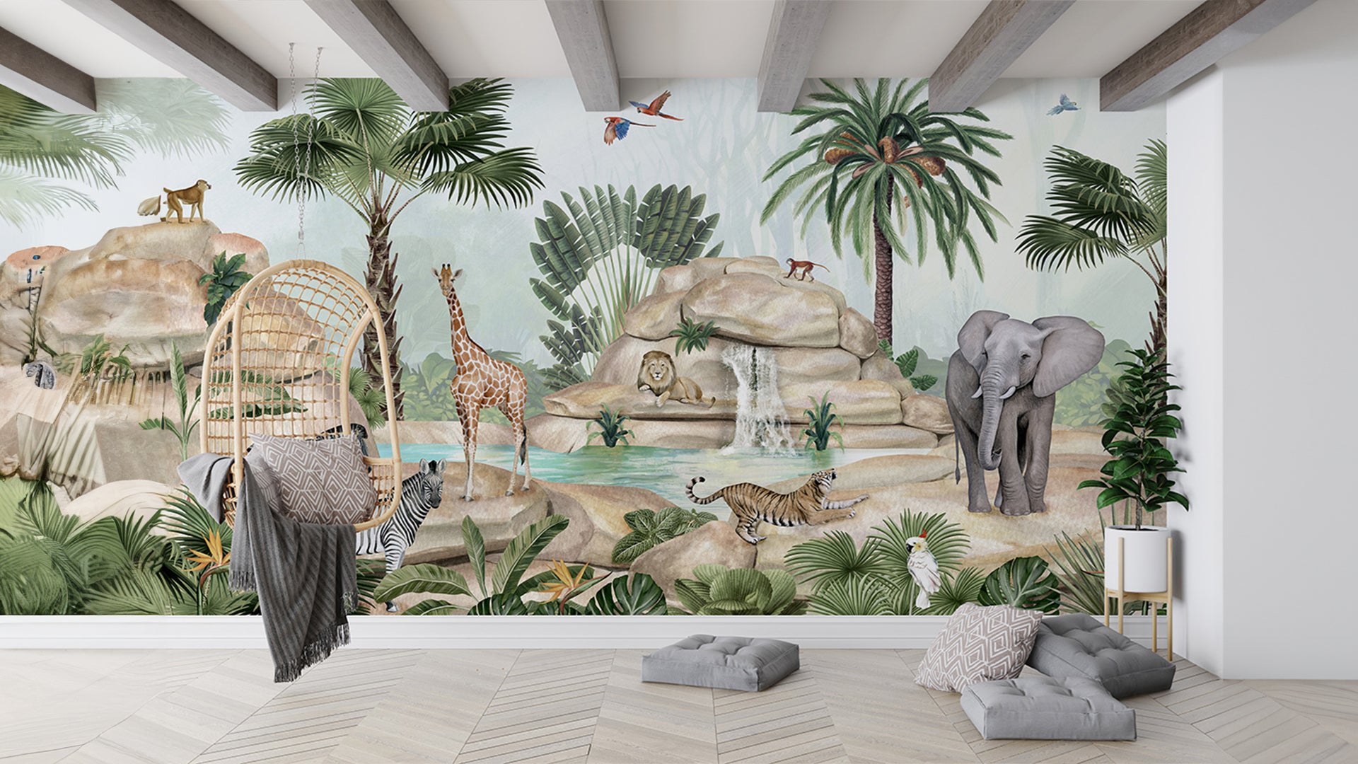 madagascar wallpaper for kids room