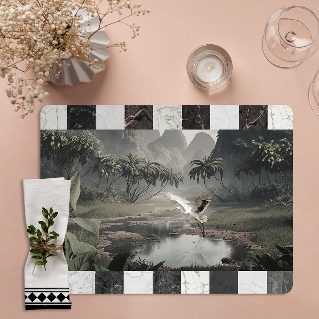 Paradise Found:  Luxury Wooden Table Mat