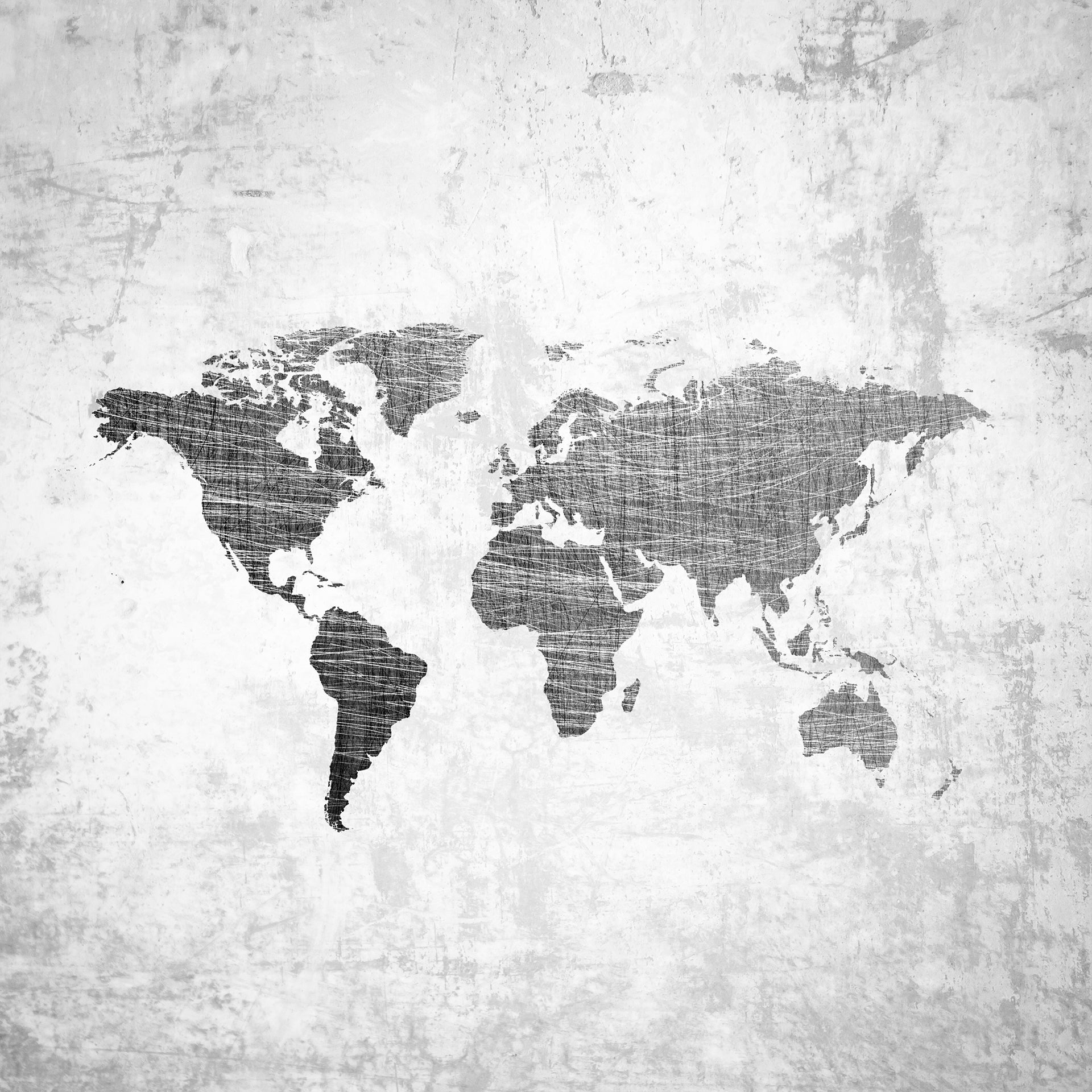 Grunge World Map