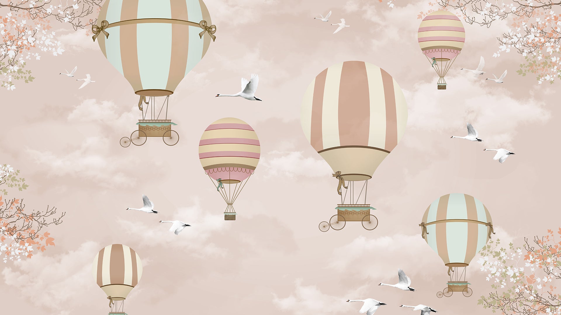 3D Hot Air Balloons