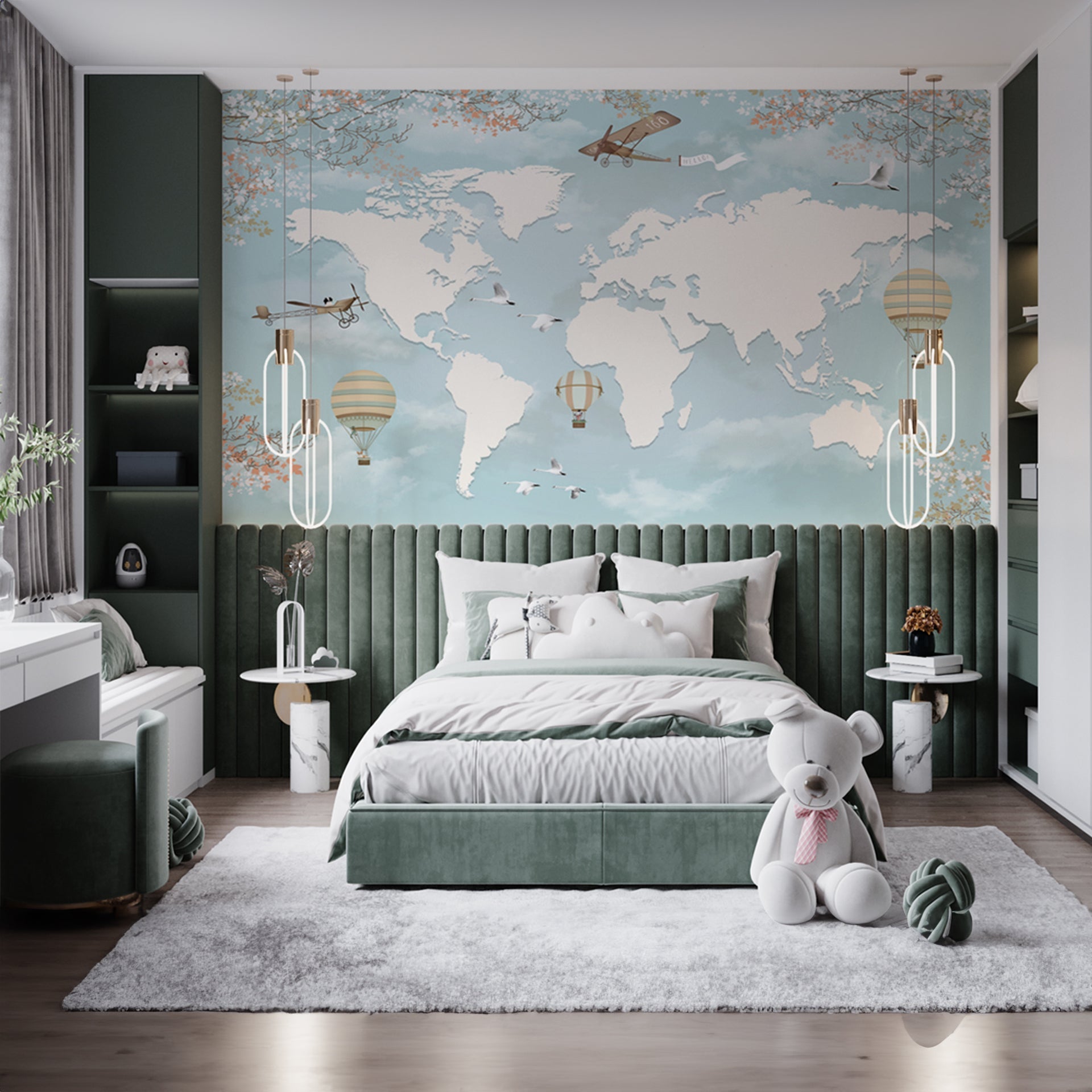 3D World Map for Kids-sample