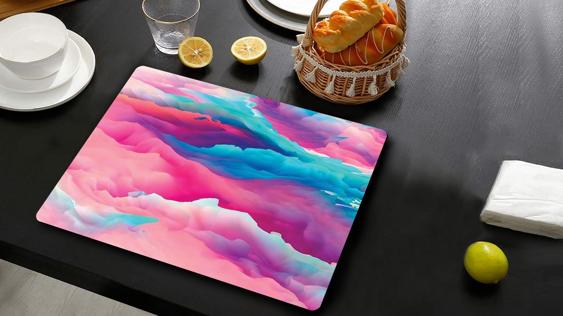 Magical Clouds Premium Printed MDF Wooden Dining Table Mat