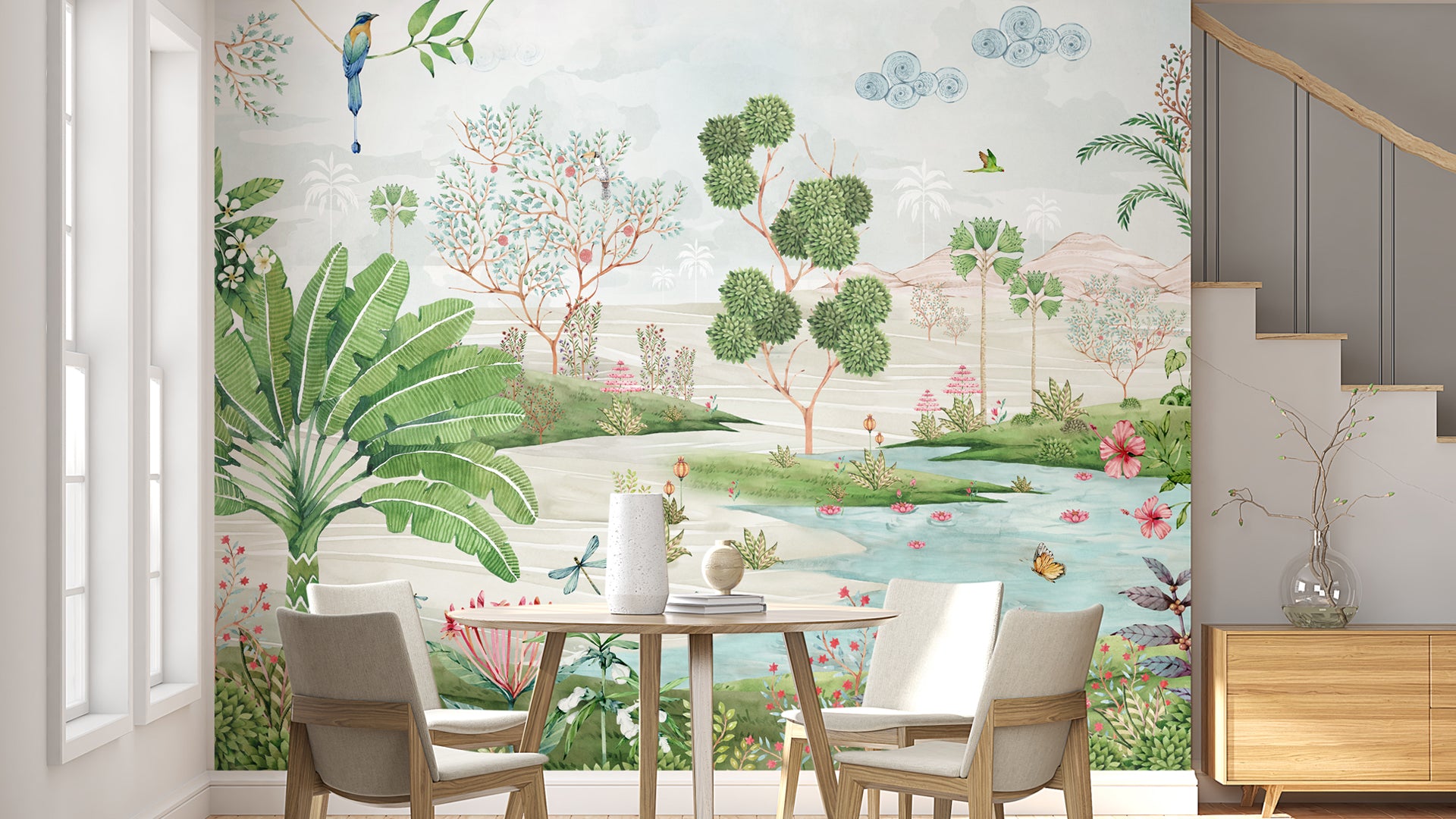 Bali tropical Mural wallpaper