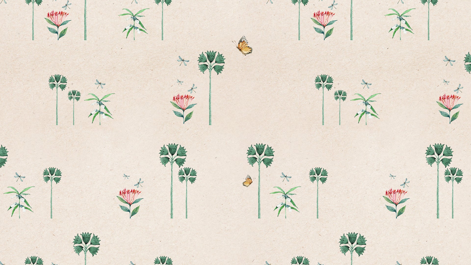 Tali palm trees wallpaper for room