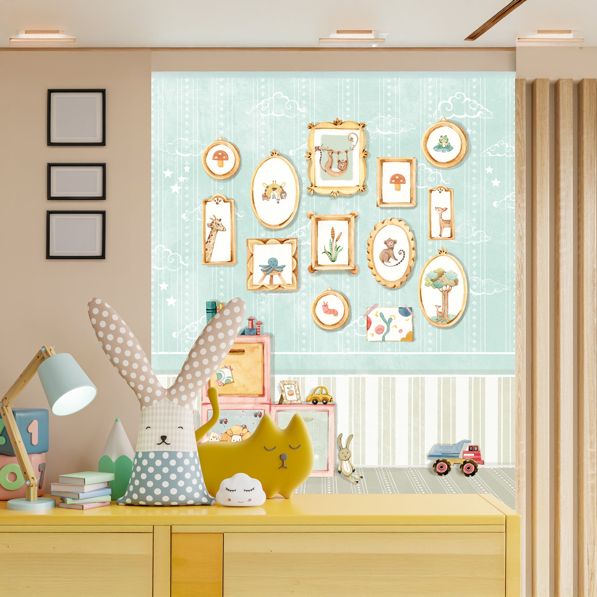 Whimsicalcal Wall Art Wallpaper for Playrooms & Nurseries