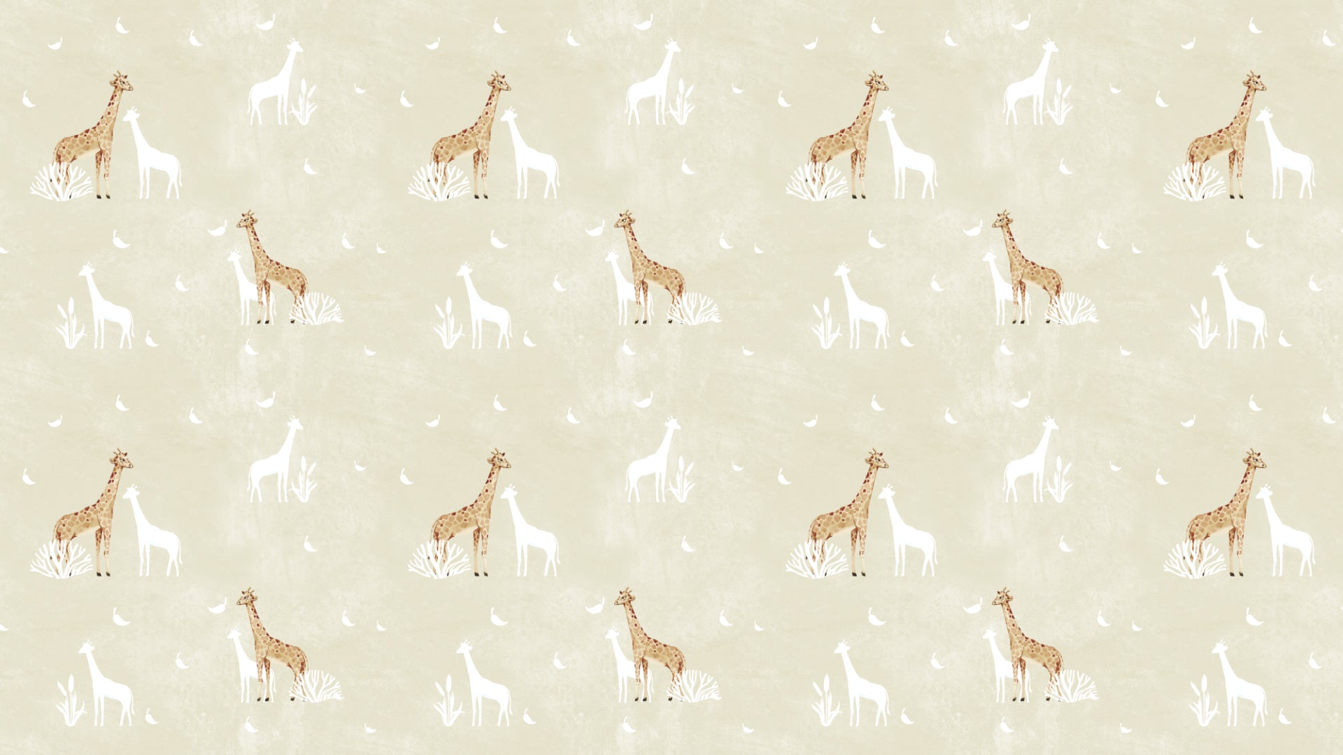 Serene Giraffe Galore wallpaper for Kids Room