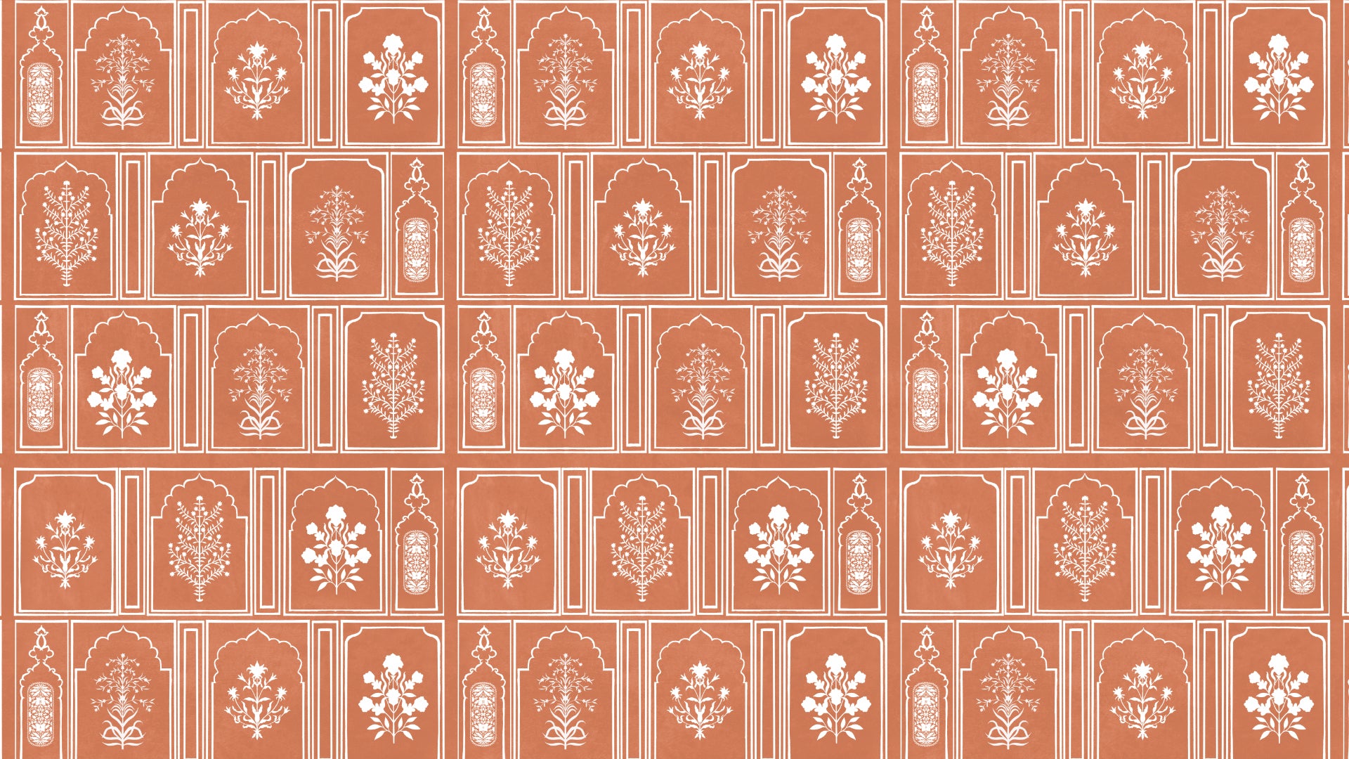 Jashn-E- Jaipur: Indian Floral Pichwai Wallpaper