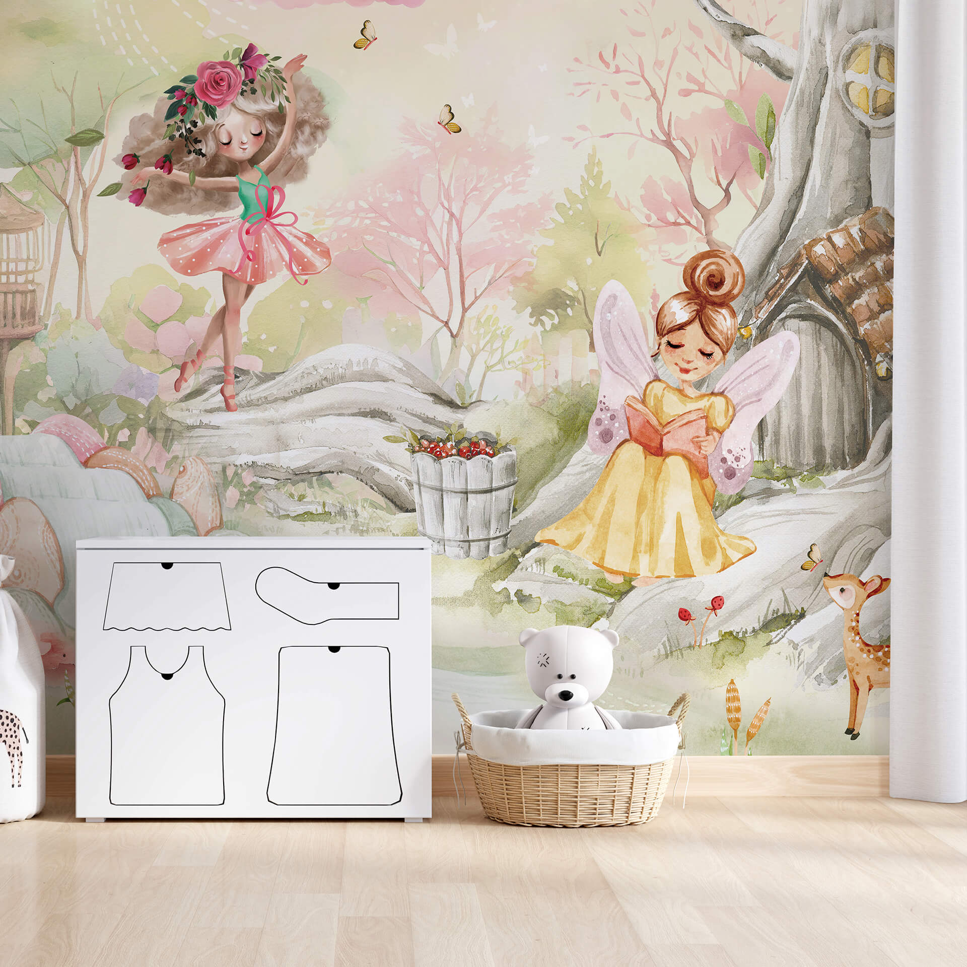 Fairyland Wallpaper With Whimsical Forest Fantasy