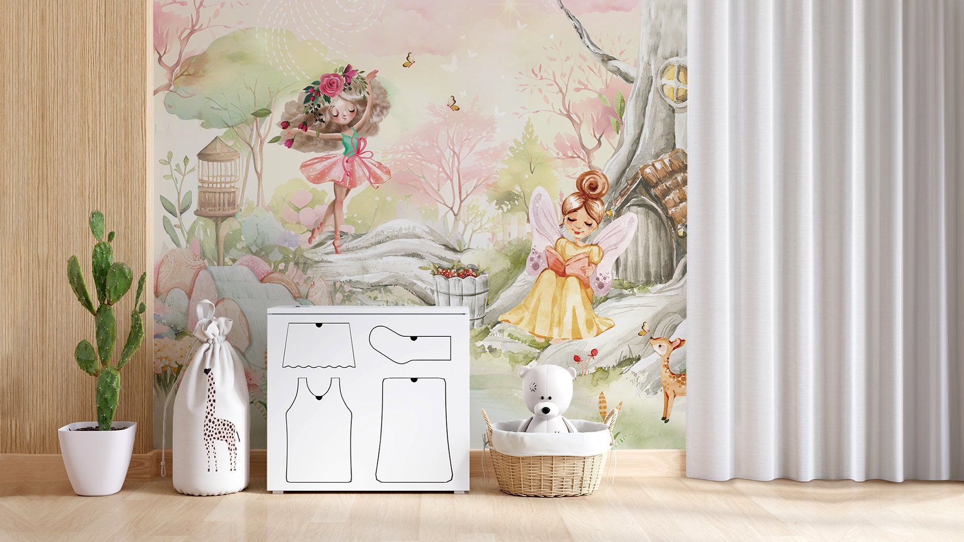 Fairyland Wallpaper With Whimsical Forest Fantasy