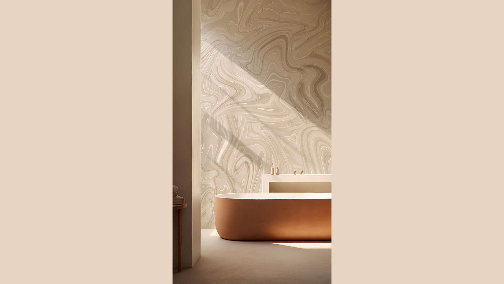 Modern Luxurious Marble Swirl Wallpaper design