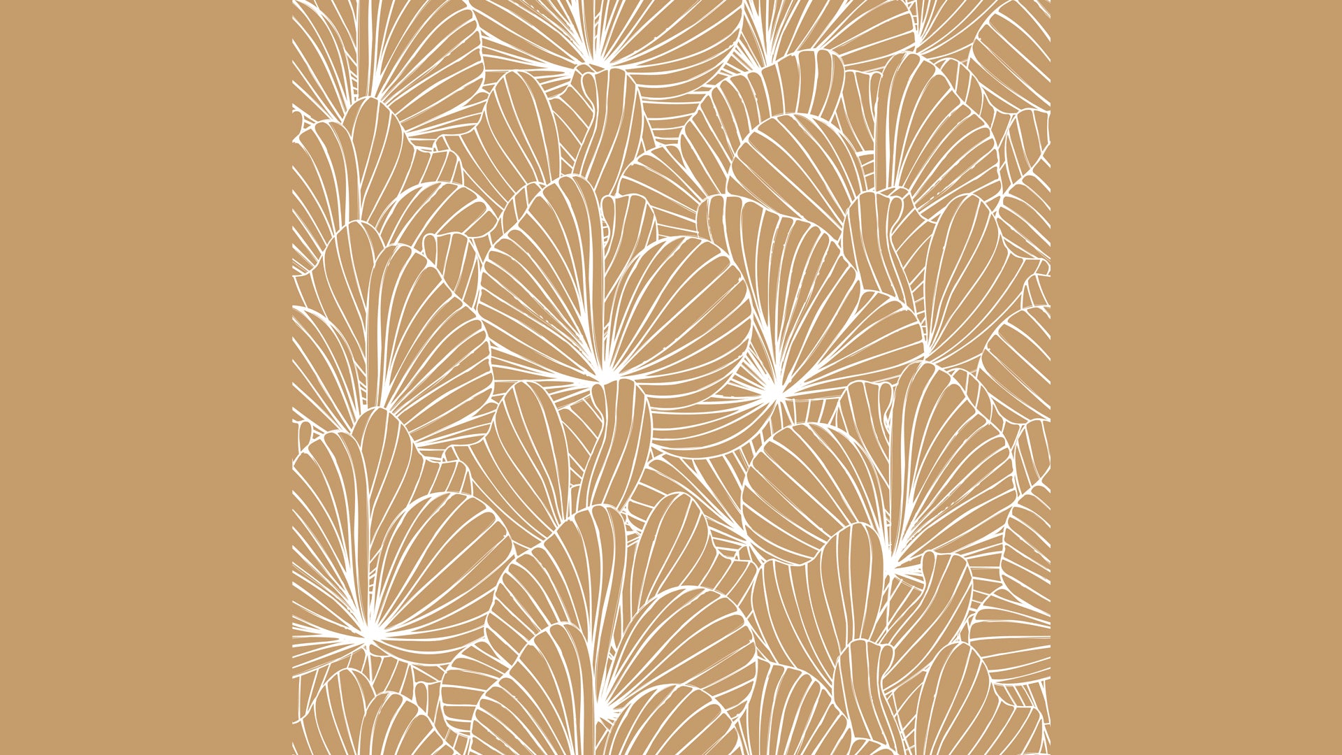 Modern Botanical Wallpaper with Chic Leaf Pattern