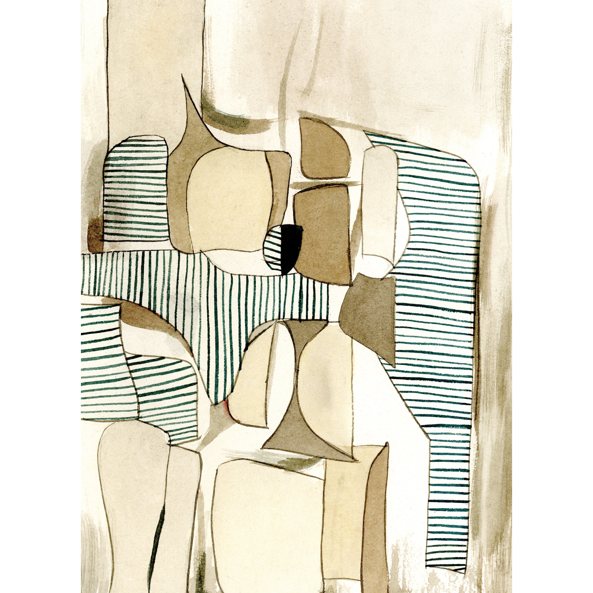 Neutral Art: Wallpaper In Neutral Tones