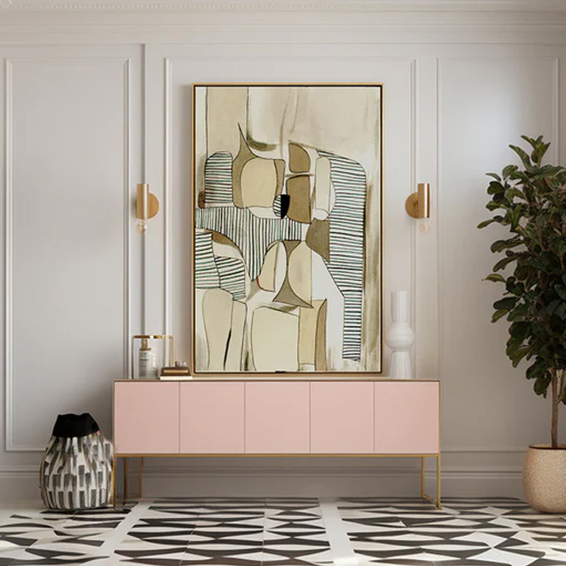 Neutral Art: Wallpaper In Neutral Tones
