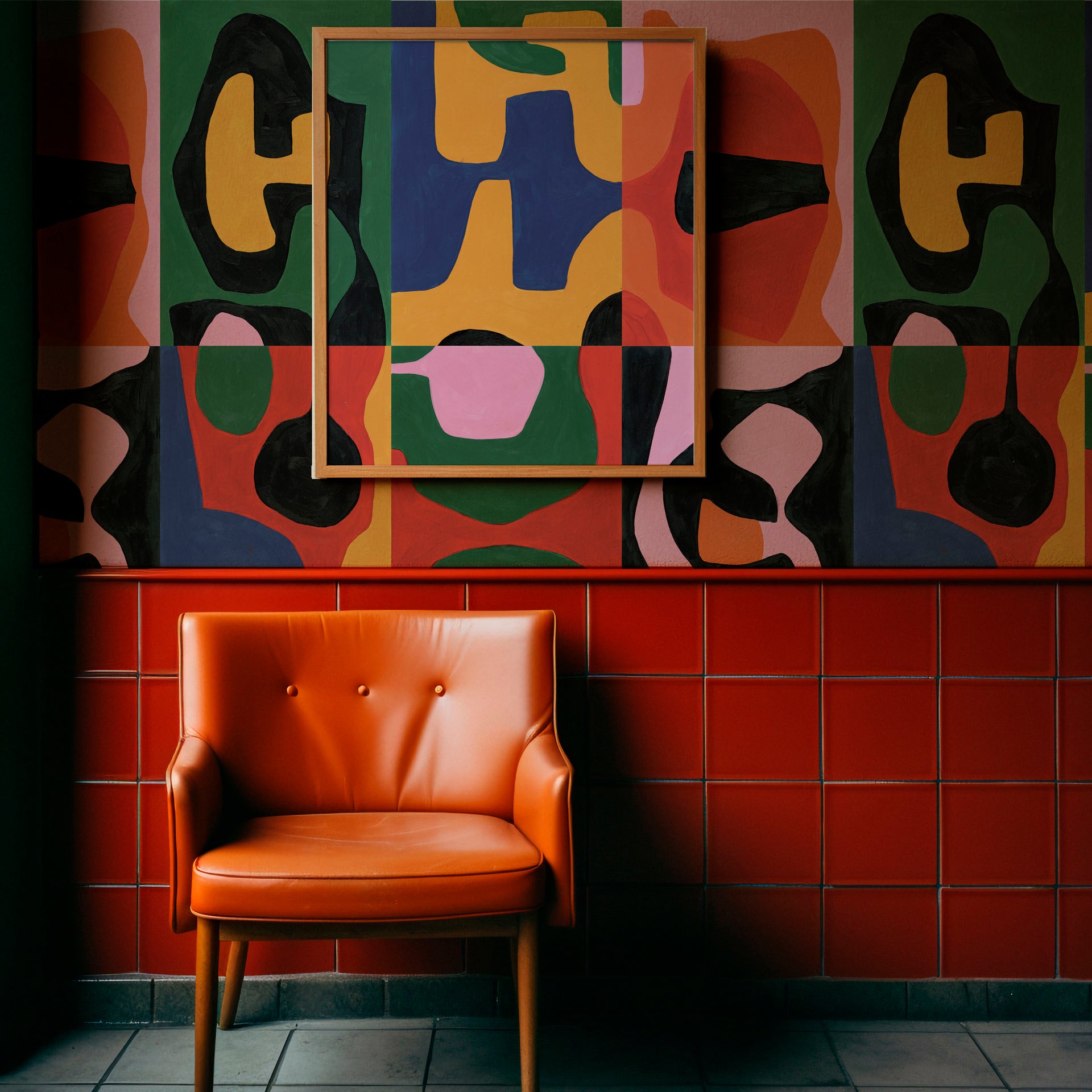 Bold N Beautiful: Vibrant Abstract Wallpaper With Bold Tones