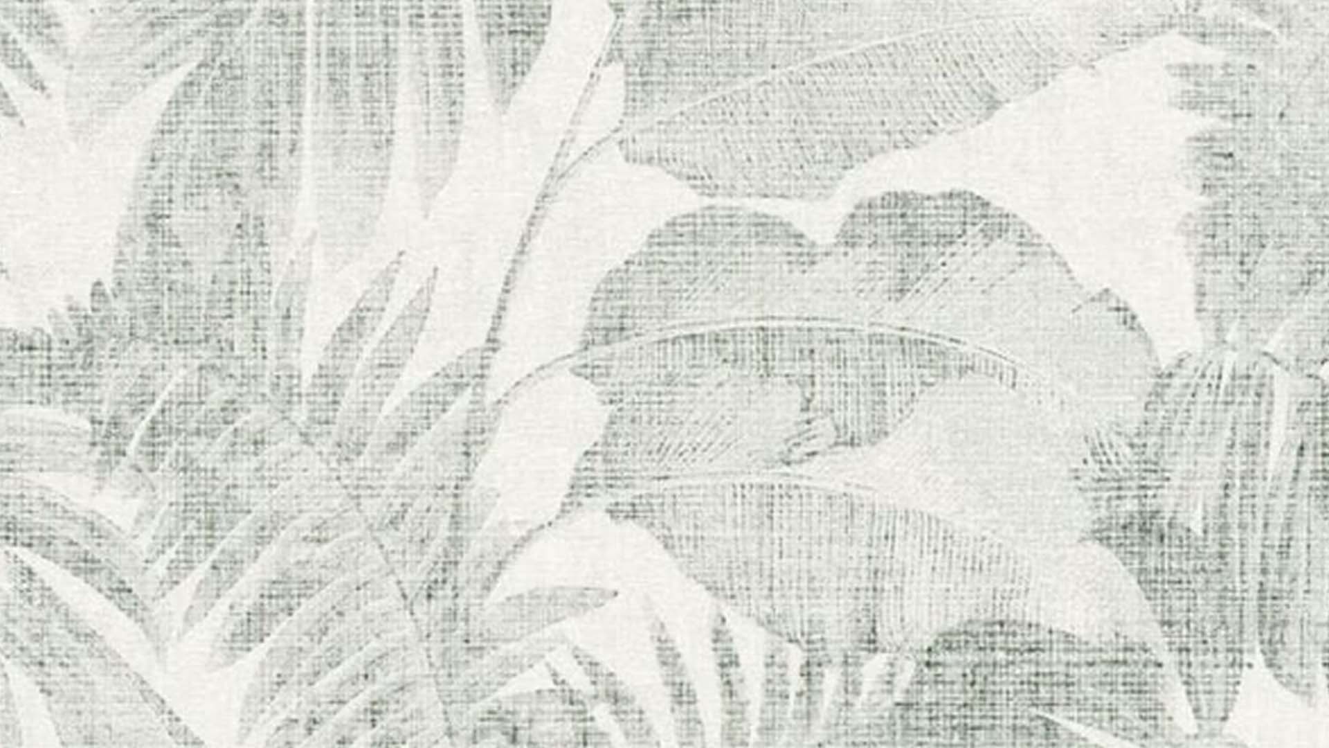 Elegant Tropical - Pattern on Textured Fabric Background