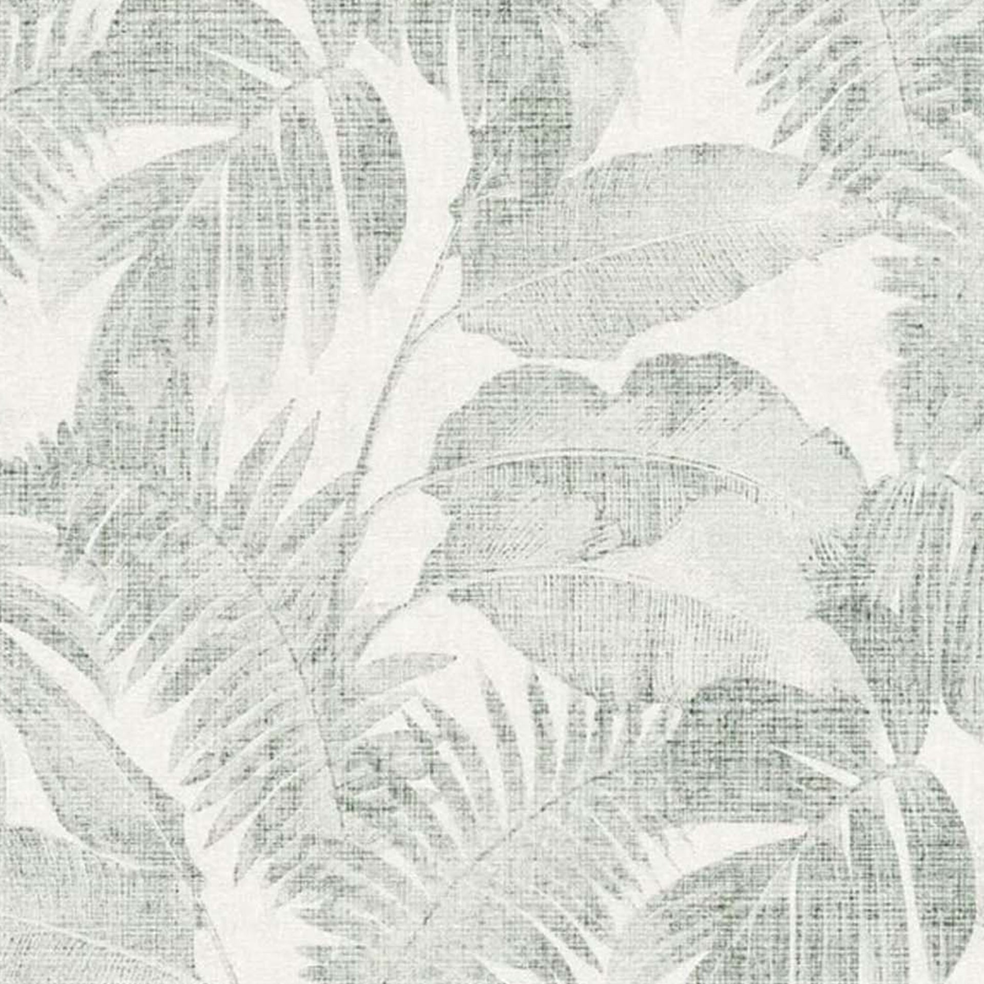 Elegant Tropical: Leaf Pattern On Textured Fabric Background