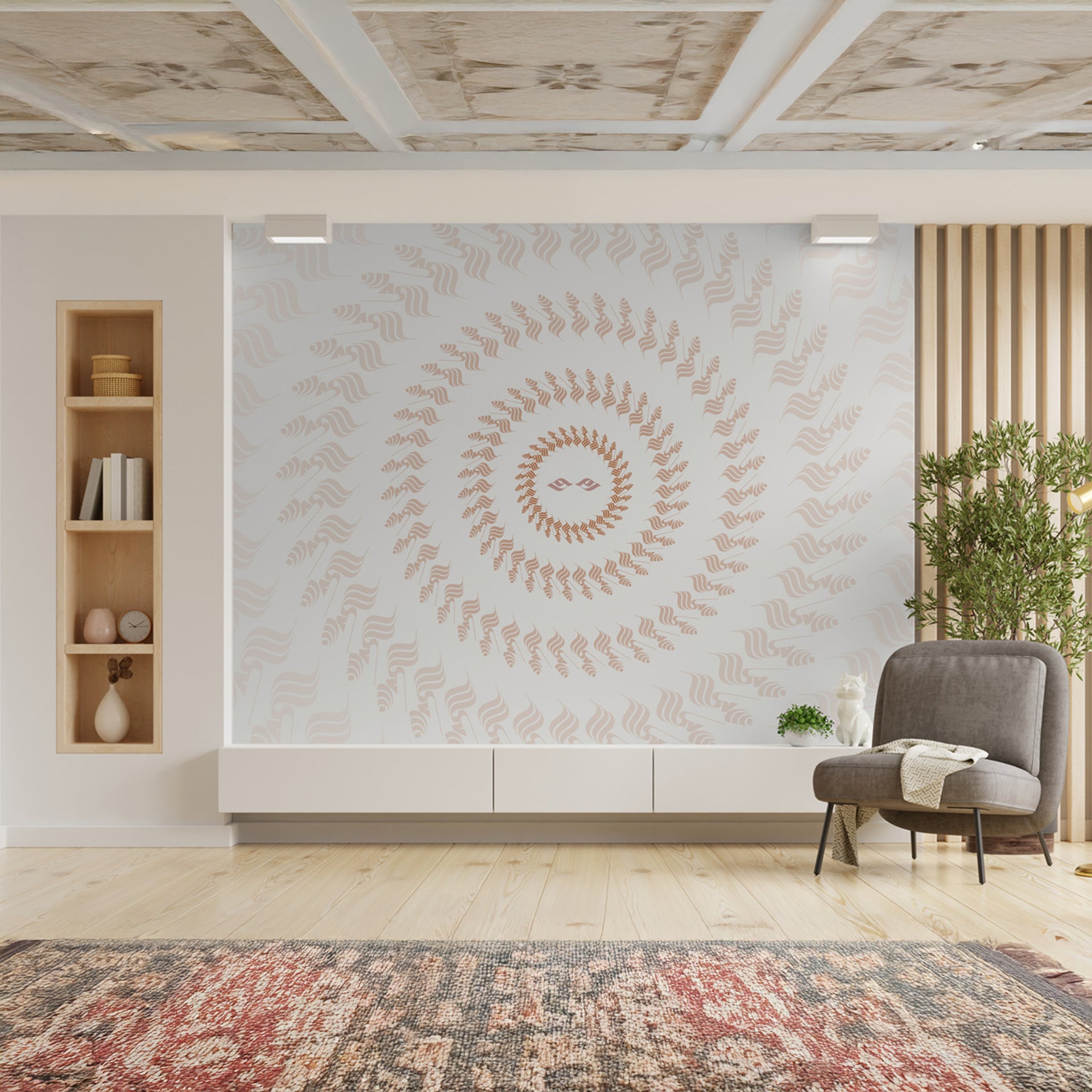 Spiritual Om Chakra Wallpaper Design
