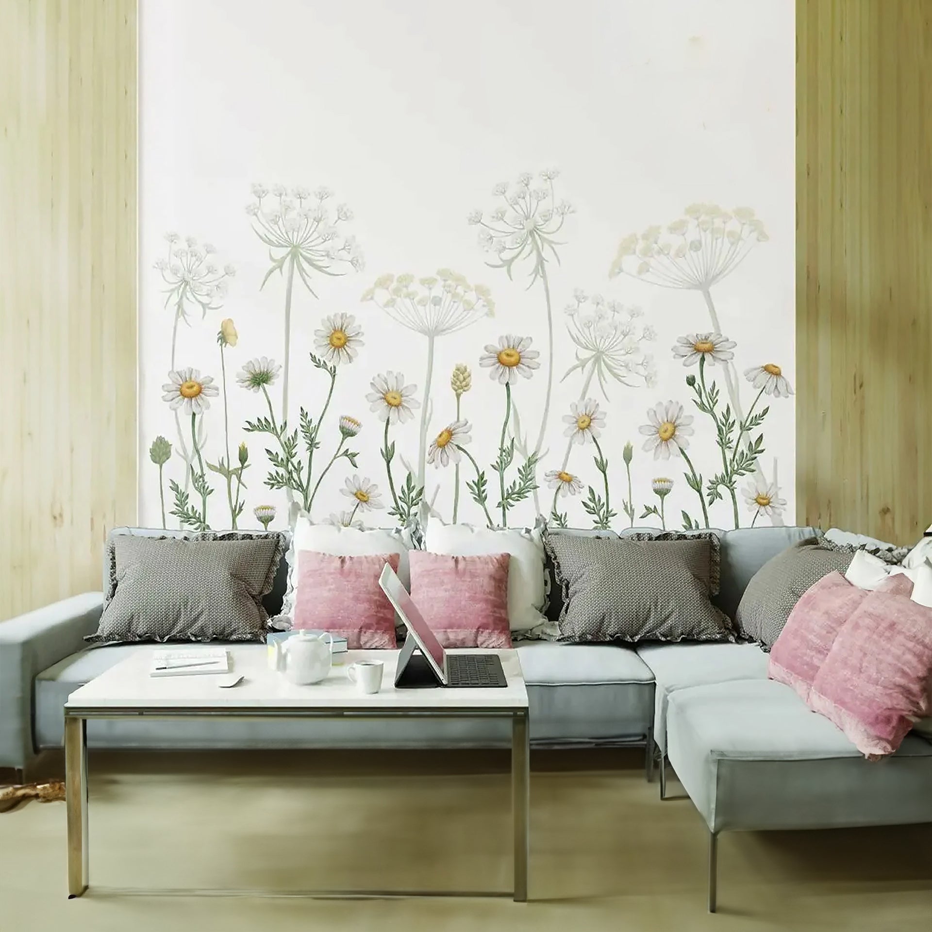 Daisies Wallpaper for walls