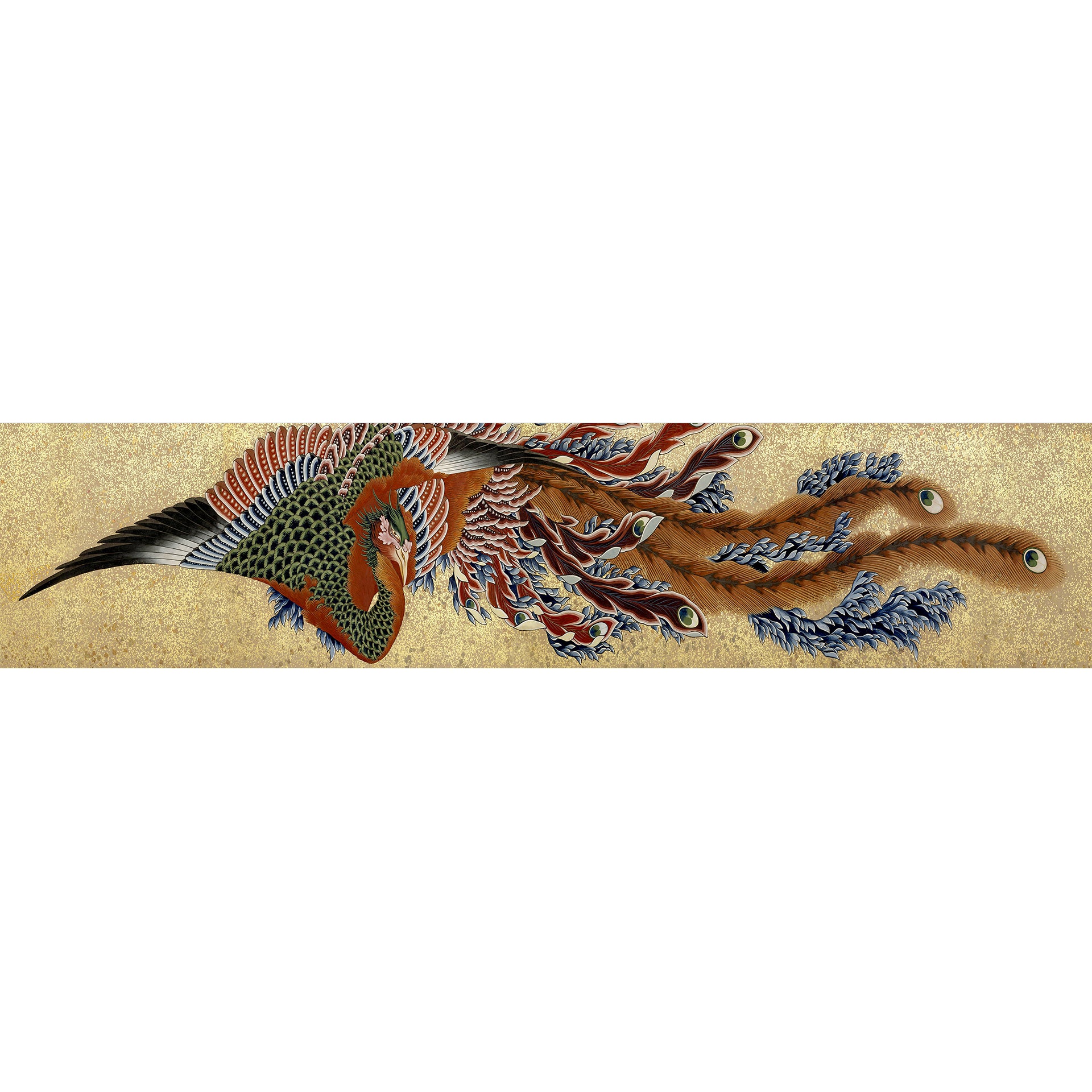 Royal Phoenix feather wallpaper for wall