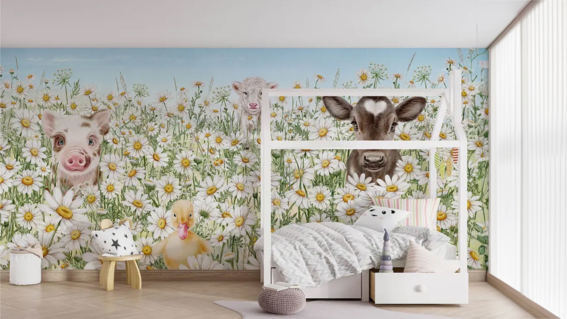 farm animal wallpaper for kids