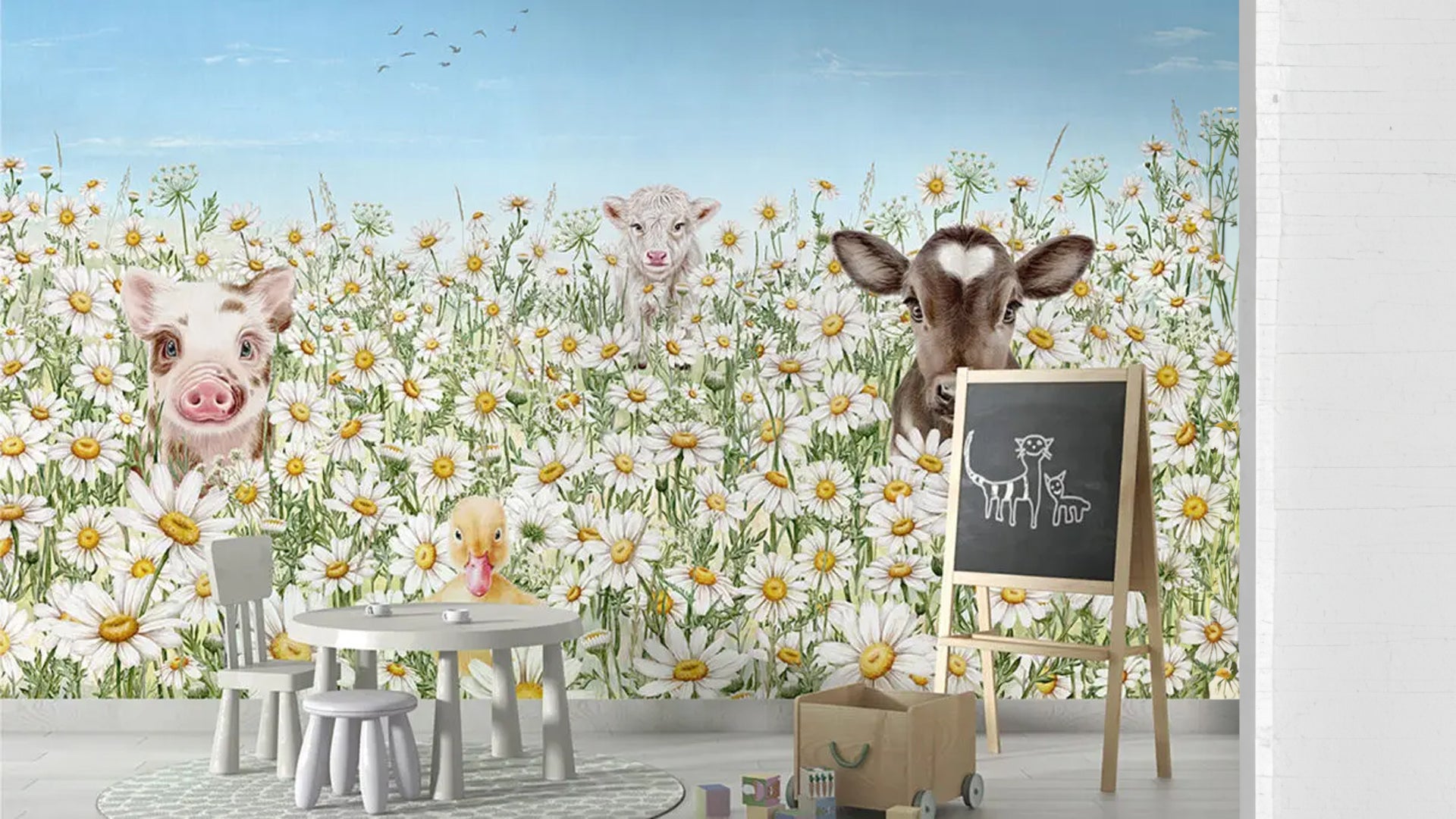 farm animal wallpaper for kids