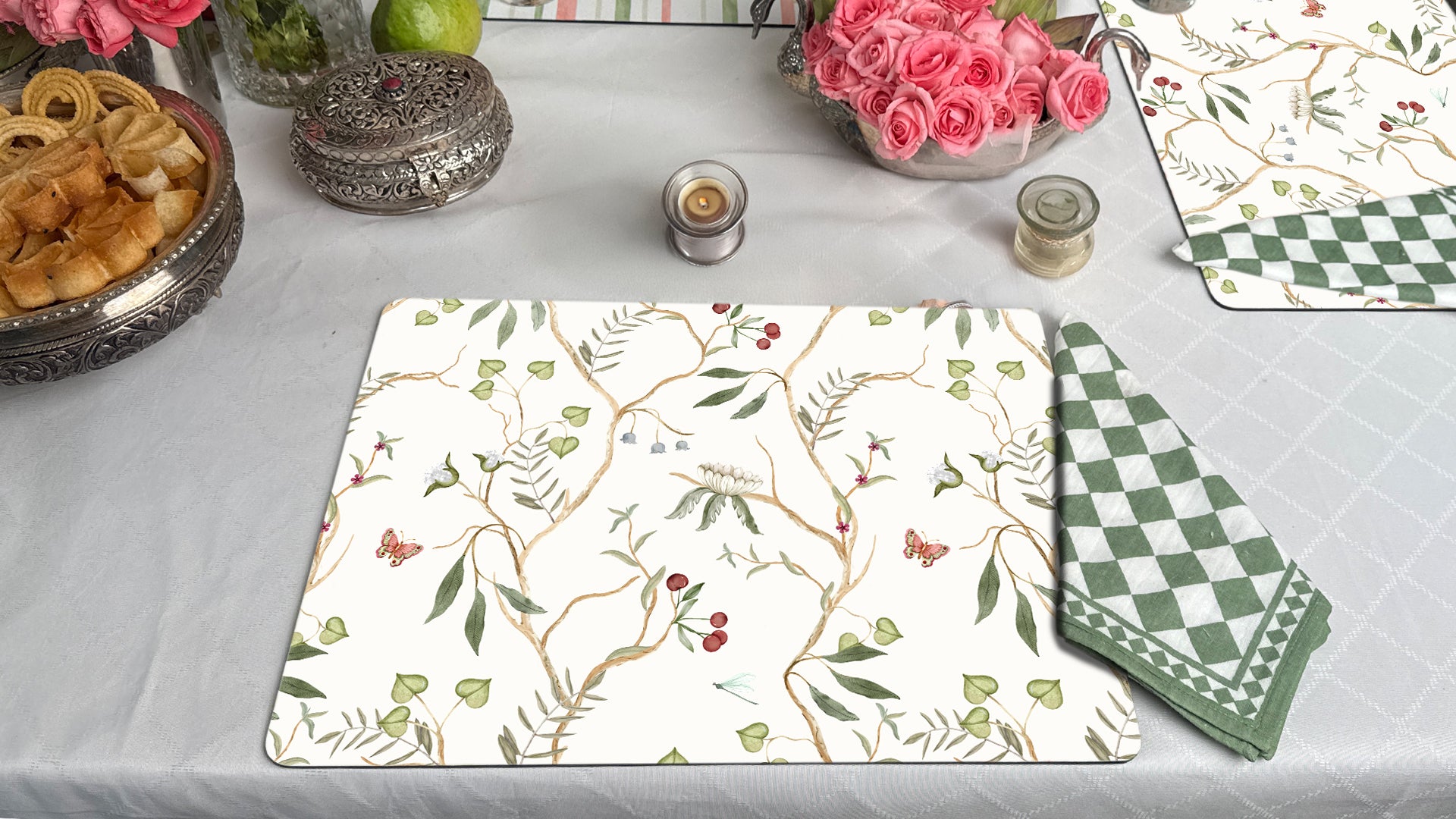 Orchard Trails: Luxury Wooden Table Mat