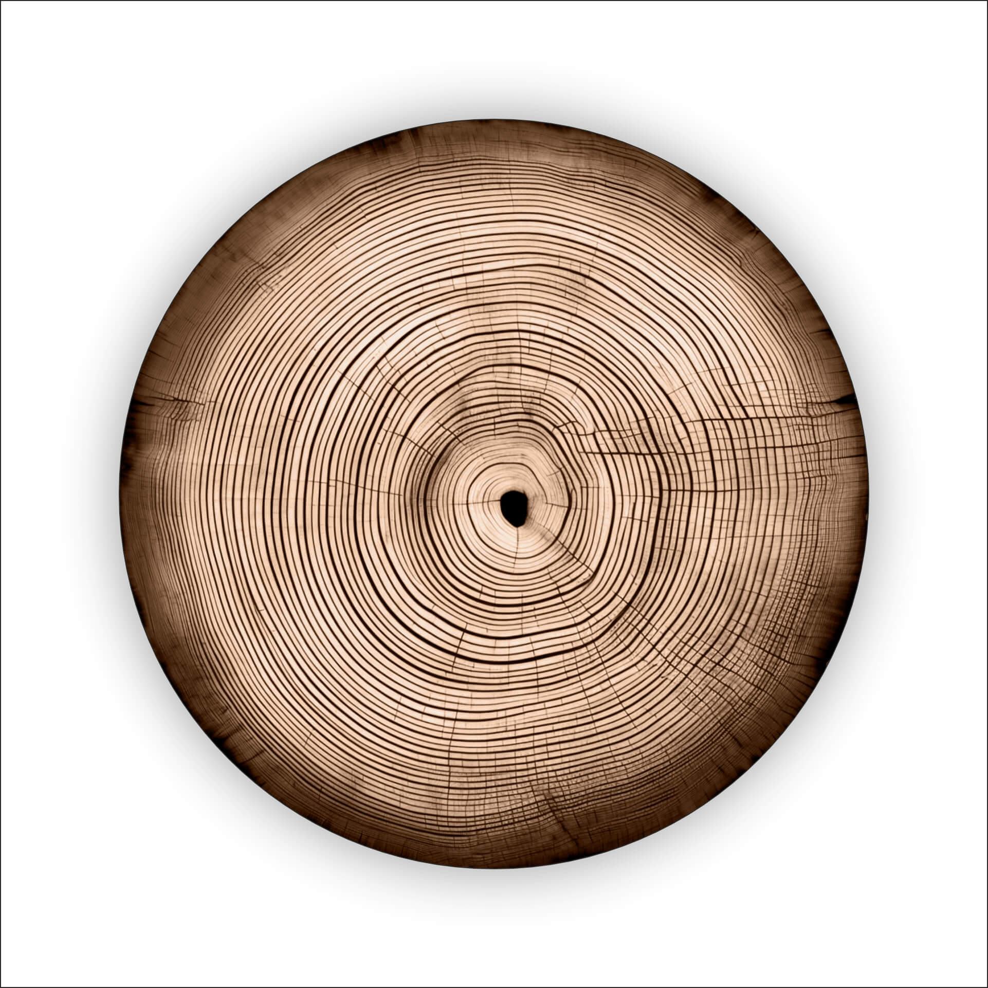 Woodland Retreat: Luxury Wooden Table Mat