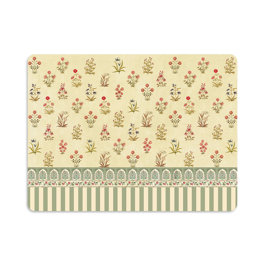 Vrindavan: Luxury Wooden Table Mat