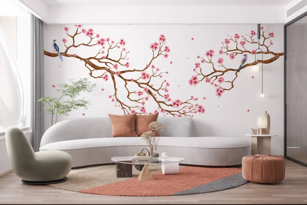 Wall coverings for living room